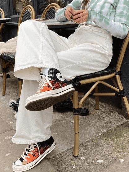 Levoire | Jean Boyfriend Blanc Délavé