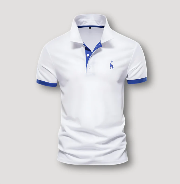 Levoire | Polo Shirt À Manches Courtes Pour Hommes Blanc