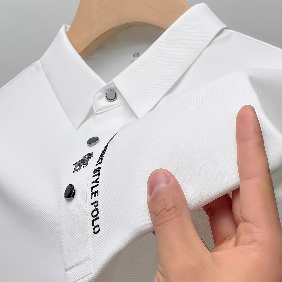 Levoire | Polos Musculaires Sans Plis Blanc