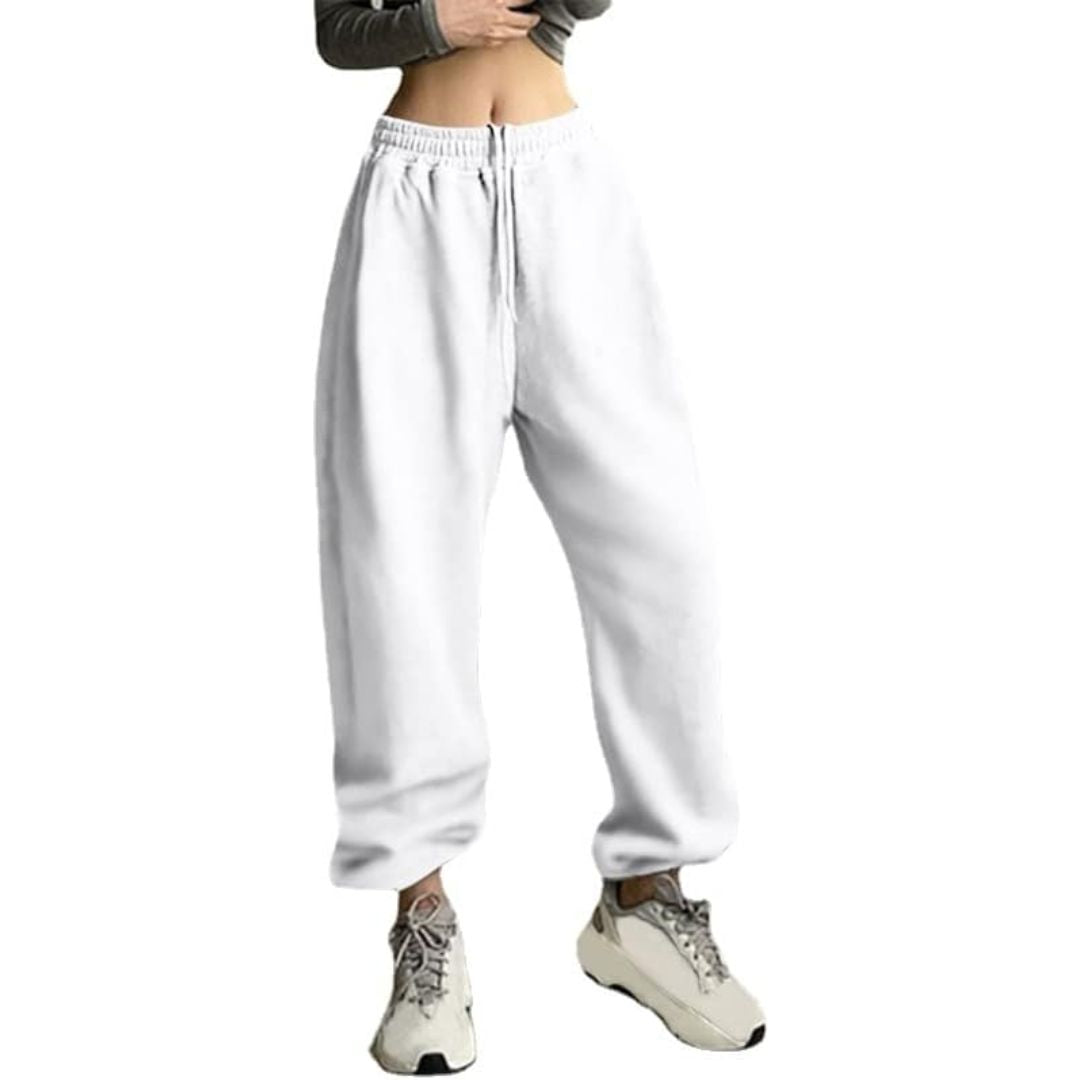 Levoire | Pantalon De Jogging Baggy Confortable & À La Mode BLANC