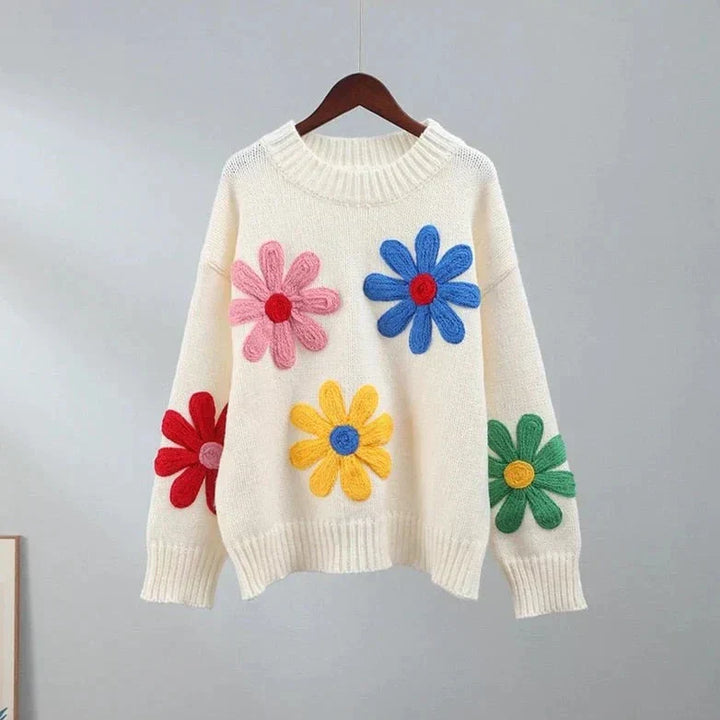 Levoire | Pull moderne à fleurs L