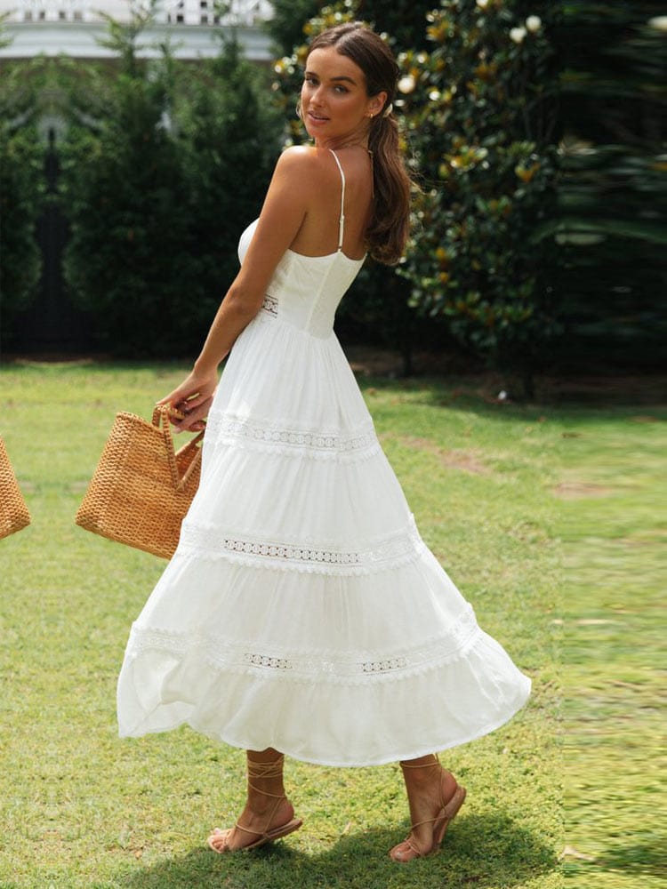 Levoire | Femme Maxi-robe d'été - Blanc