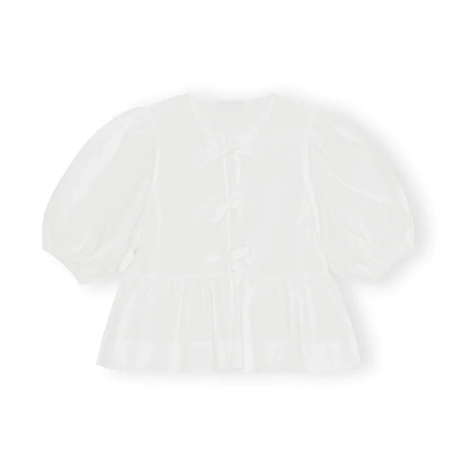 Levoire | Chemise à nœud élégante Blanc