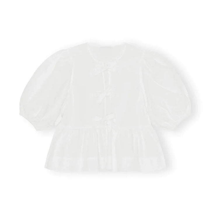Levoire | Chemise à nœud élégante Blanc