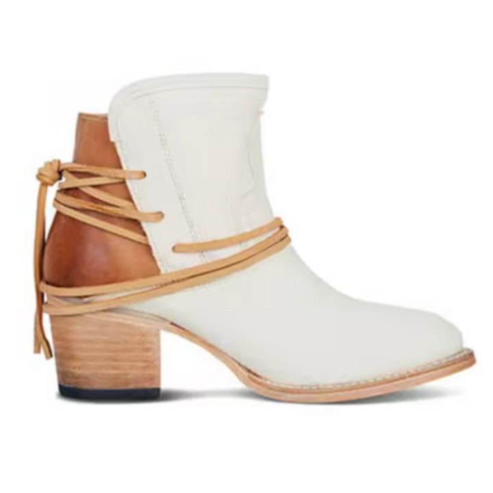 Levoire | Bottes Western Élégance & Confort Blanc