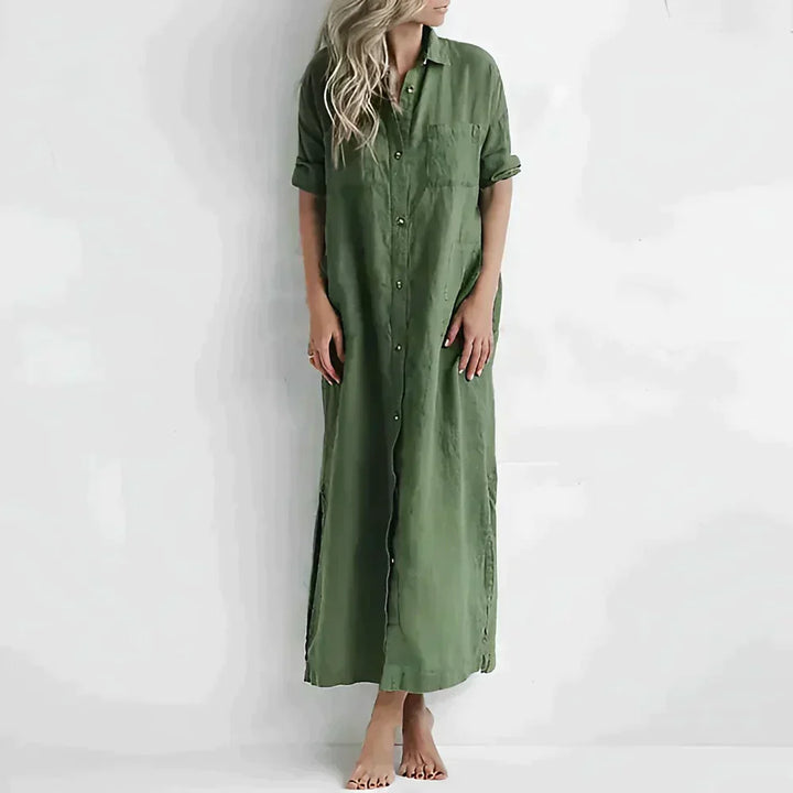 Levoire | Robe Longue Pour Femmes Emilia Vert