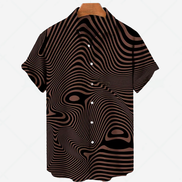 Levoire | Chemise Décontractée Pour Hommes Avec Impression Stil E