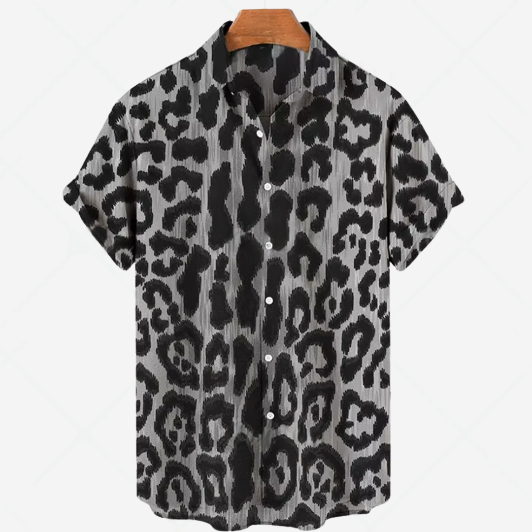 Levoire | Chemise Décontractée Pour Hommes Avec Impression Stil F