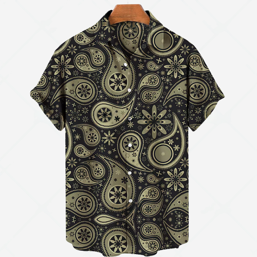 Levoire | Chemise Décontractée Pour Hommes Avec Impression Stil H