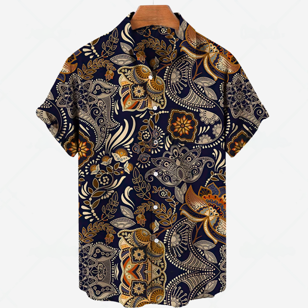 Levoire | Chemise Décontractée Pour Hommes Avec Impression Stil G