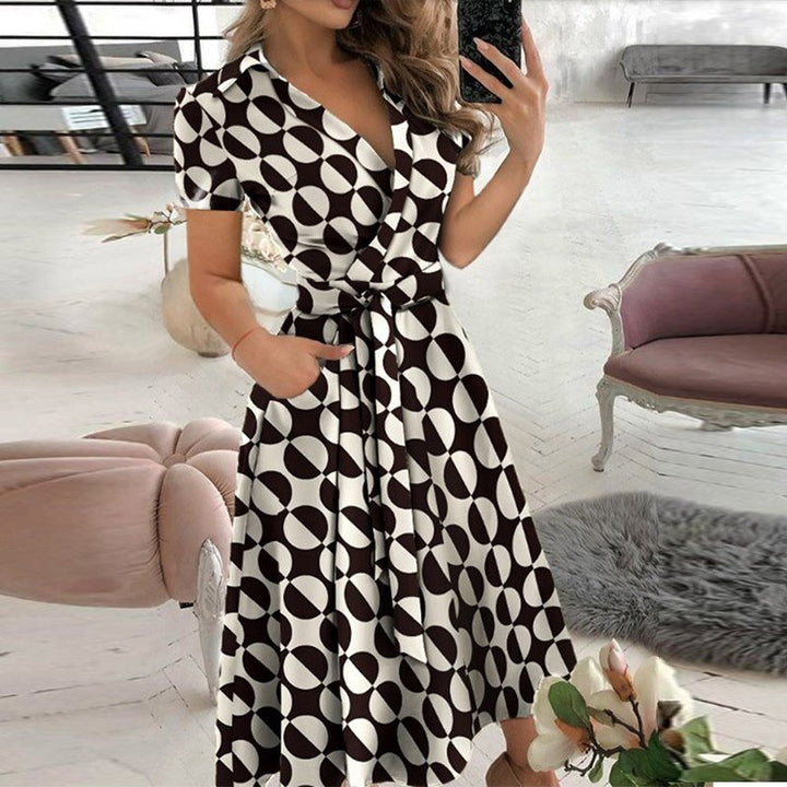 Levoire | Robe En Lin À Nouer grand point