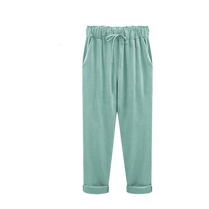 Levoire | Femme Pantalon Décontracté - L'été Vert