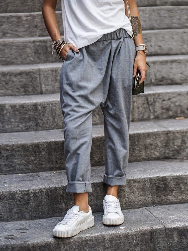 Levoire | Ensemble En Lin Décontracté Gris