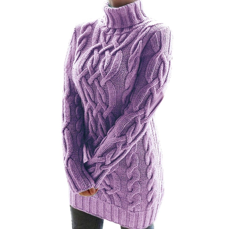 Levoire | Élégant Pull Long Violet