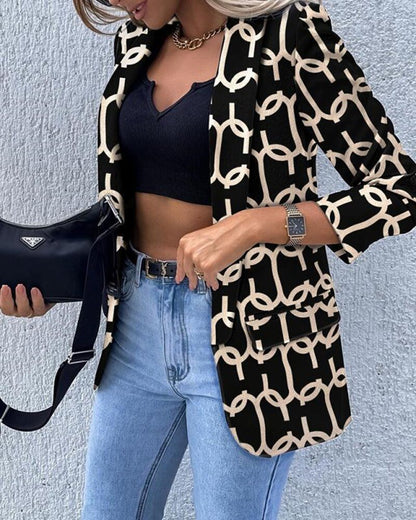 Levoire | Blazer Ajusté Élégant Slim Fit Pour Femmes Sekt