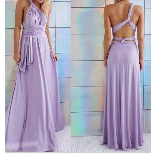 Levoire | Robe Longue Élégante Lilas
