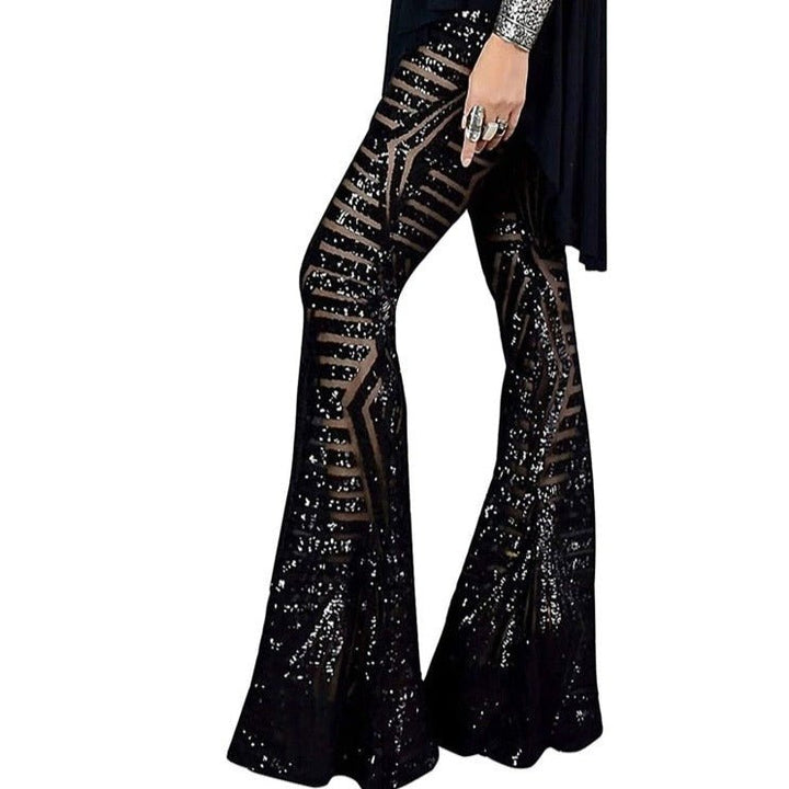 Levoire | Pantalon Flare Glamour Noir