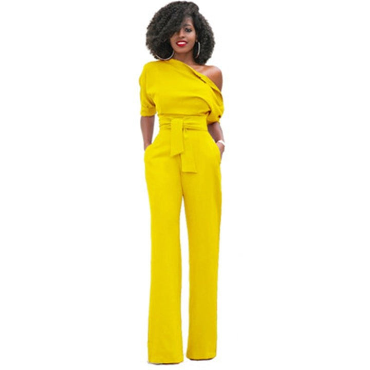 Levoire | Robe Combi Bodycon Élégante Jaune