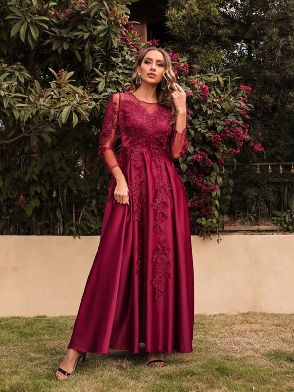 Levoire | Femmes Nouvelle Top Bal Swing Sexy Long Robe Tirer Robe de Banquet