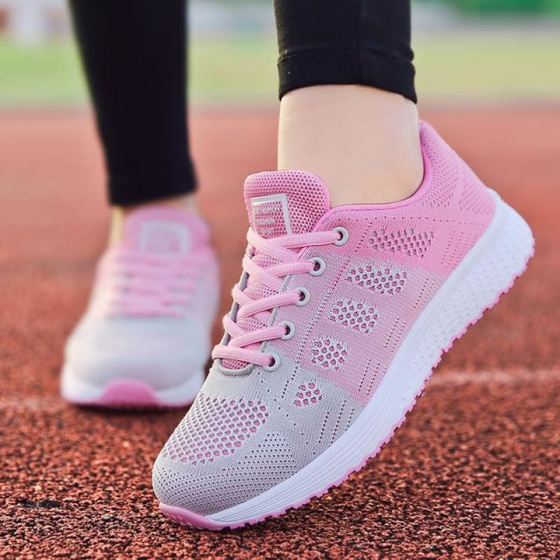 Levoire | Les Chaussures De Sneakers Respirantes Pour Femmes Rosa