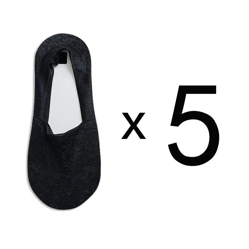 Levoire | Femmes Best-Seller Dentelle Fleur Antidérapant Chaussettes Cheville 1 UE 35-40
