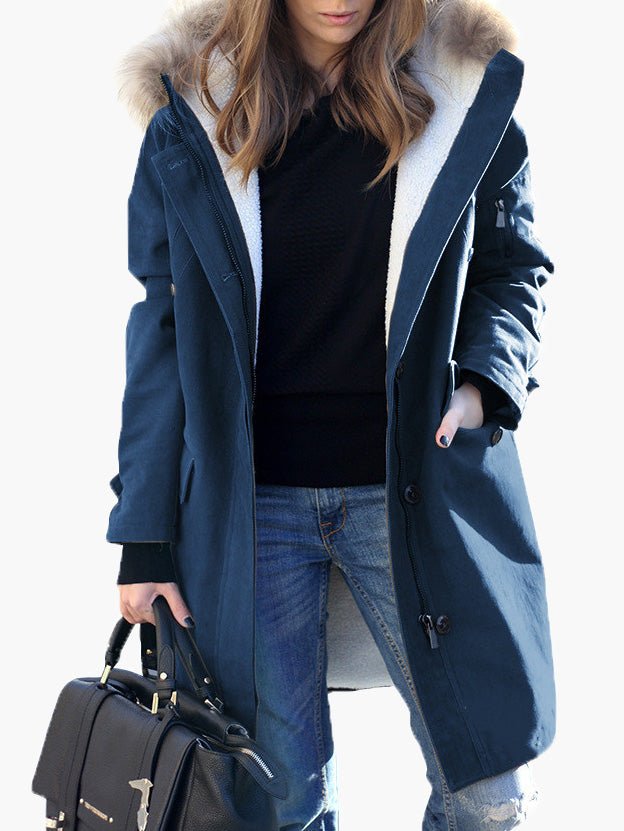 Levoire | Manteau féminin et douillet Bleu