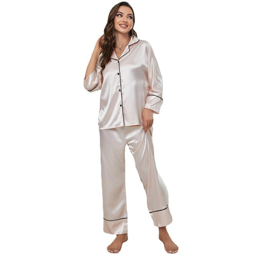Levoire | Combinaison pyjama à manches longues en soie Bourette pour femmes