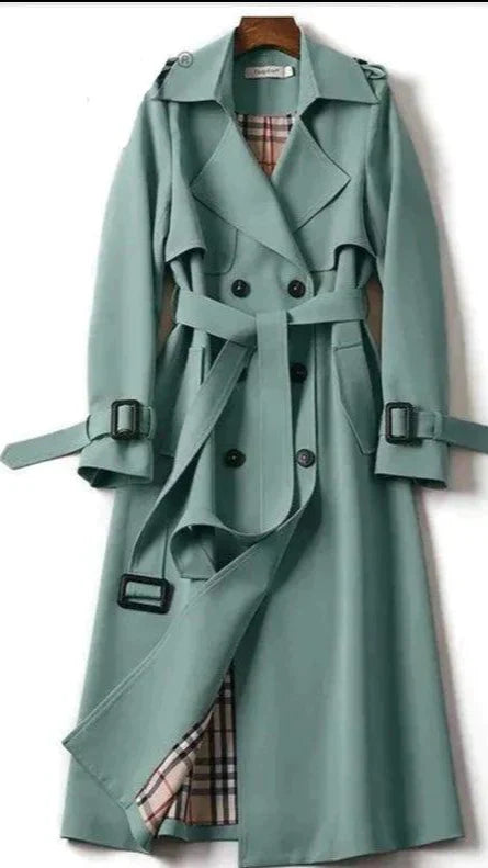Levoire | Manteau De Trench Couture Pour Femmes Vert