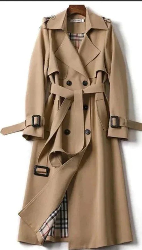 Levoire | Manteau De Trench Couture Pour Femmes Khaki