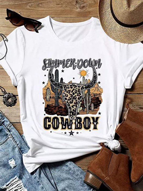 Levoire | Femme Cowboy Graphique T-shirt