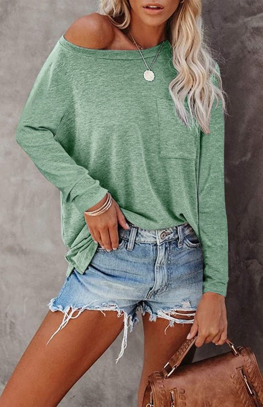 Levoire | Femmes vêtements Amples Unis Sweatshirts Vert clair