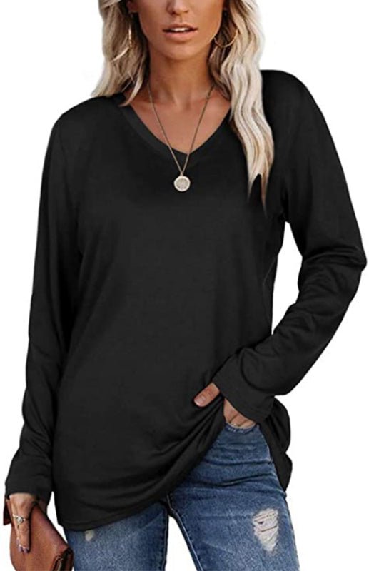 Levoire | Vêtements pour femmes Rento Uni Col en V Blouses Must