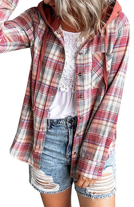 Levoire | Femme Sweat à capuche Bouton-Dézip Haut de loisirs T-shirt Veste