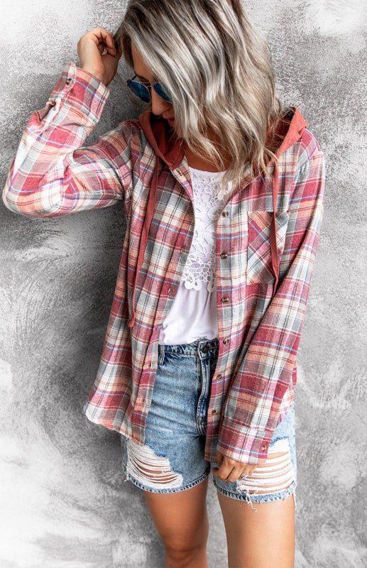 Levoire | Femme Sweat à capuche Bouton-Dézip Haut de loisirs T-shirt Veste Takröd