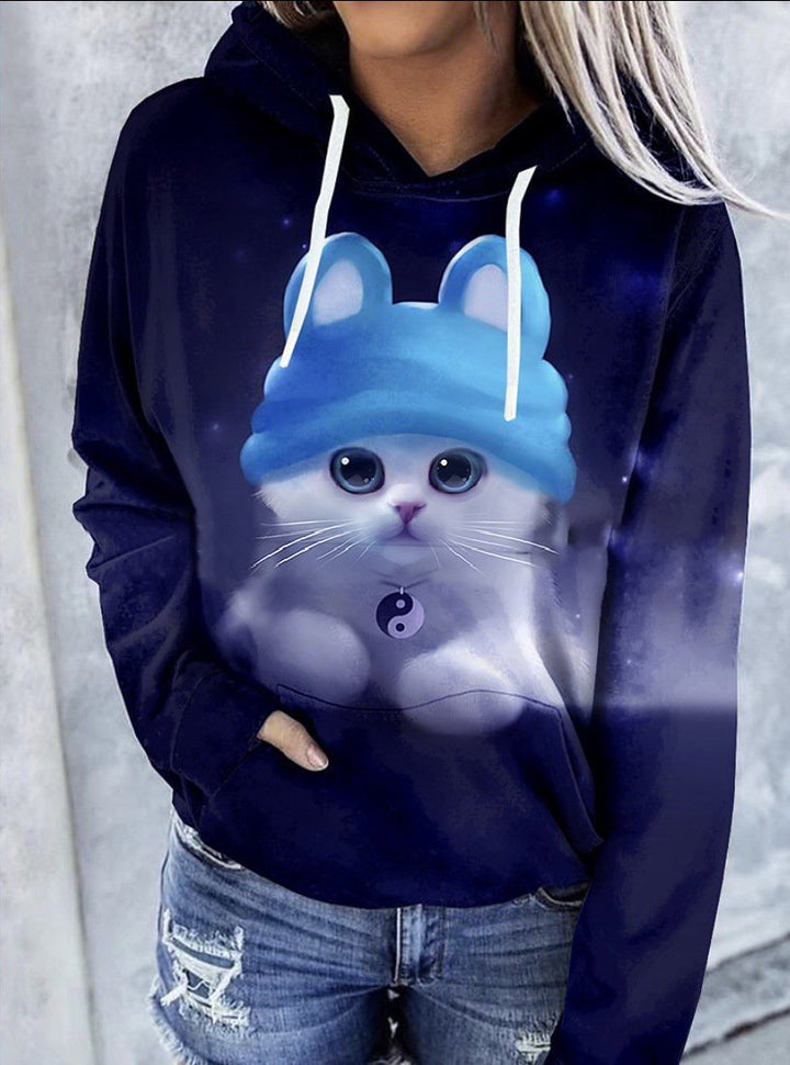 Levoire | Sweat à capuche chaud et confortable Bleu