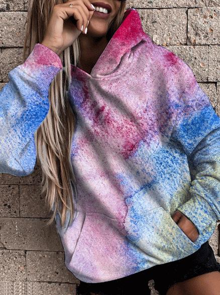 Levoire | Sweat à capuche décontracté et chaud Bleu
