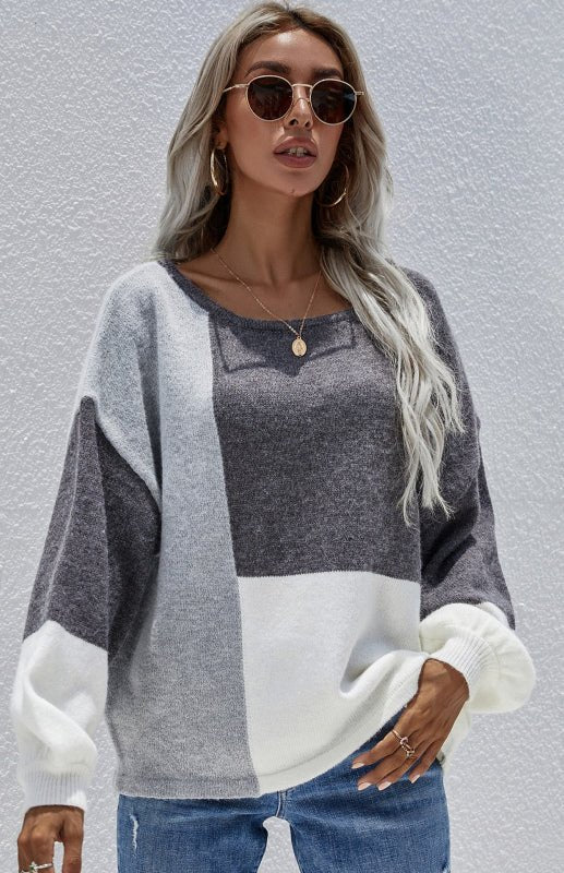 Levoire | Femmes Col Rond Dos Cordon Brodé Pull