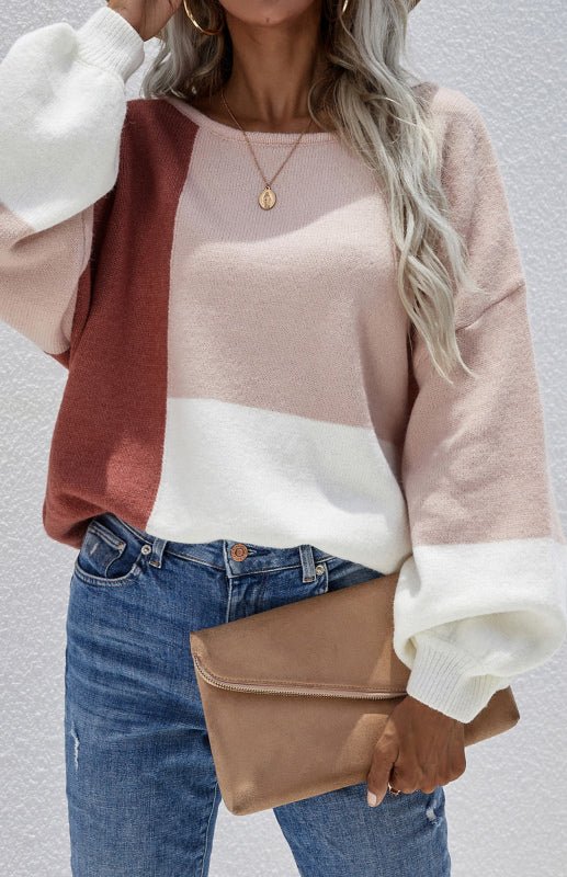 Levoire | Femmes Col Rond Dos Cordon Brodé Pull