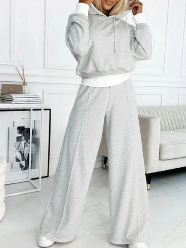 Levoire | Femmes Doux Deux Pièces Capuche Activewear Ensemble