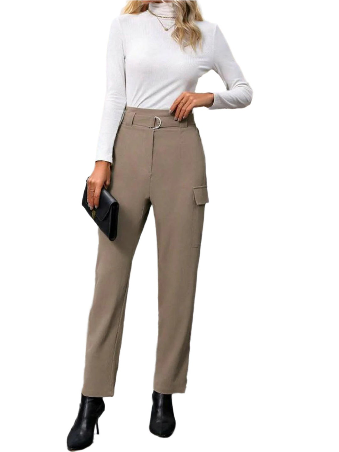 Levoire | Femmes Tendance Maintenant Pantalon Taille Haute