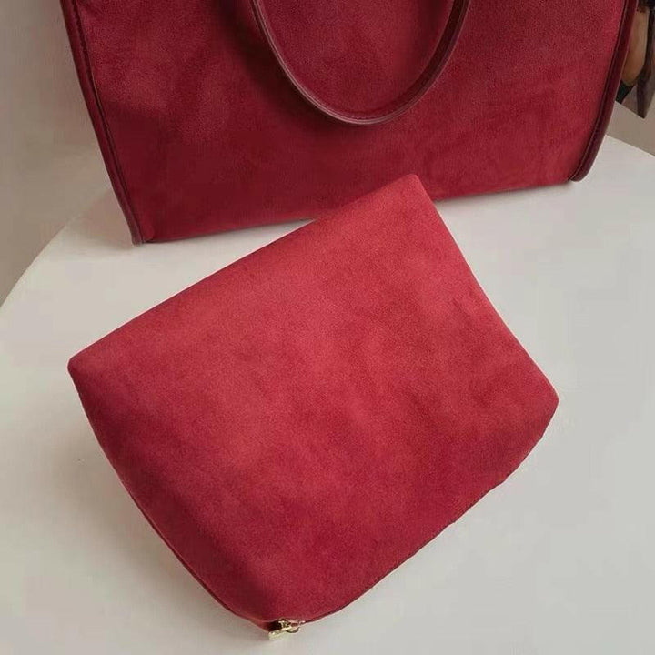 Levoire | Femme Velours Grande Capacité Tote