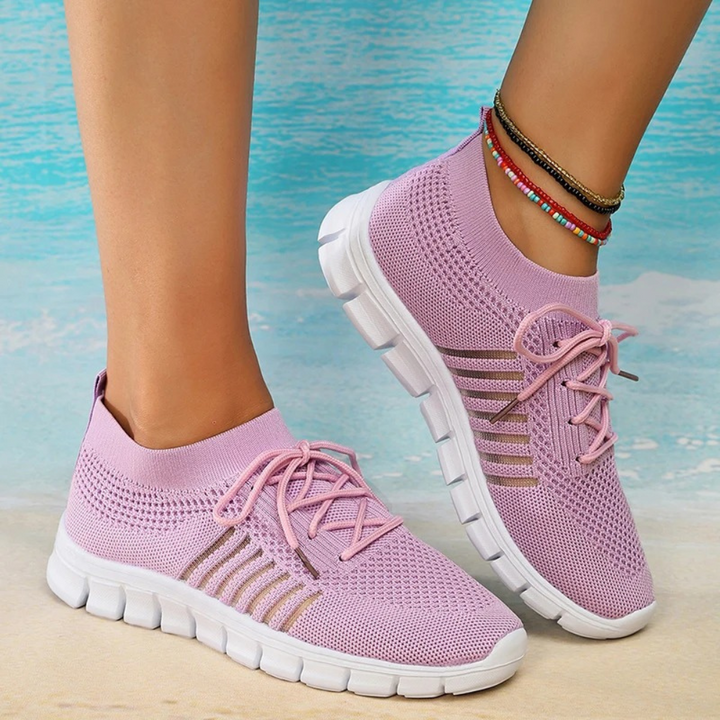 Levoire | Chaussures De Course Pour Femmes Légères Respirantes En Mesh Lila