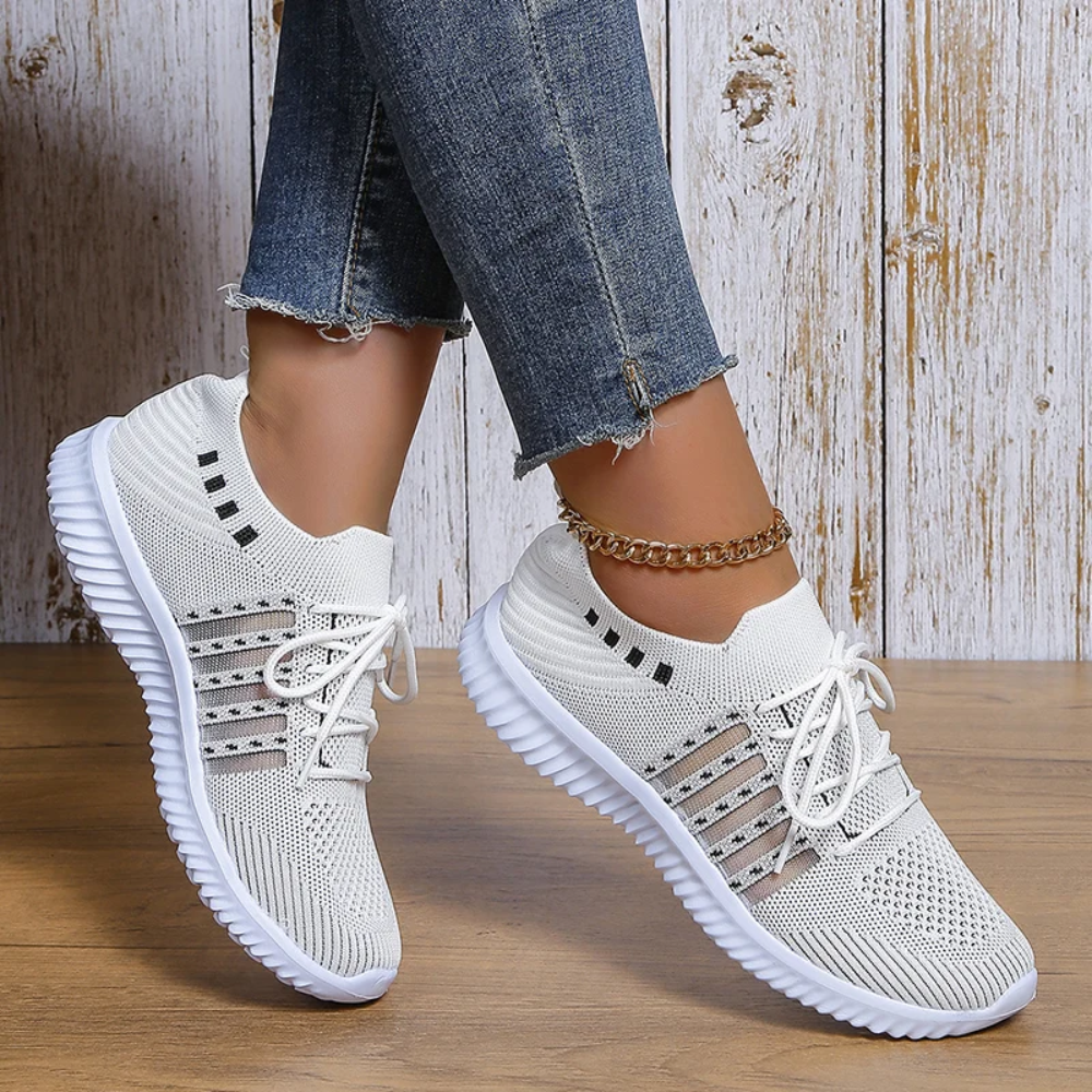 Levoire | Chaussures De Course Pour Femmes Légères Respirantes En Mesh Blanc