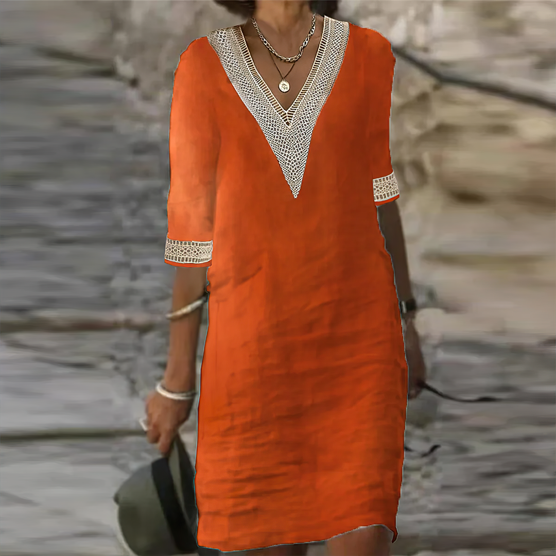 Levoire | Robe Légère Femmes Moments Dét Orange