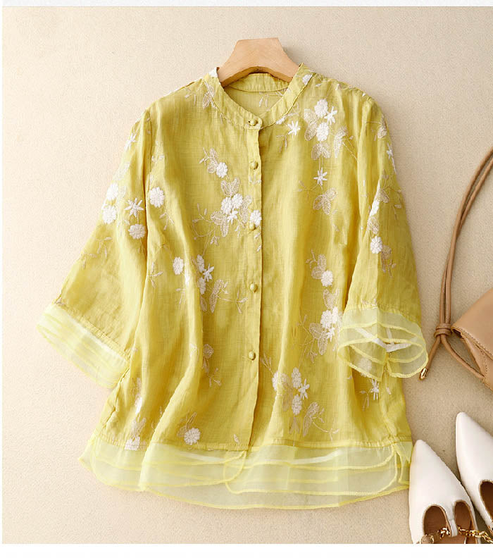 Levoire | T-Shirt Écrit Jaune