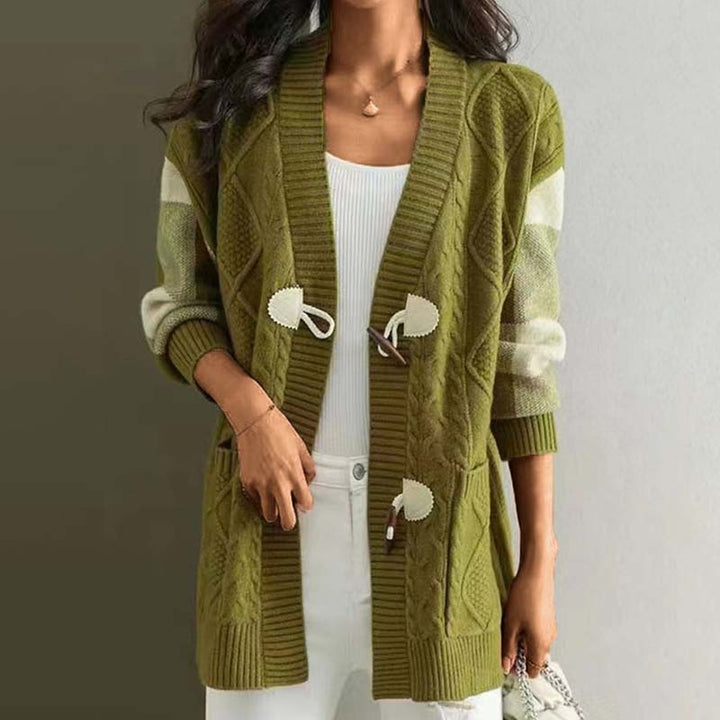 Levoire | Veste En Tricot À Carreaux Vintage Vert Taille unique