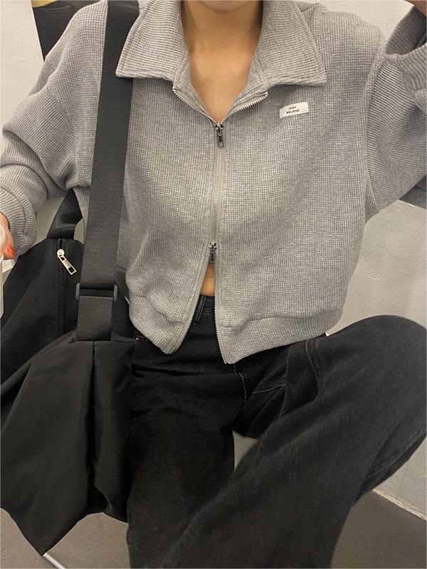 Levoire | Veste courte tricotée avec zip