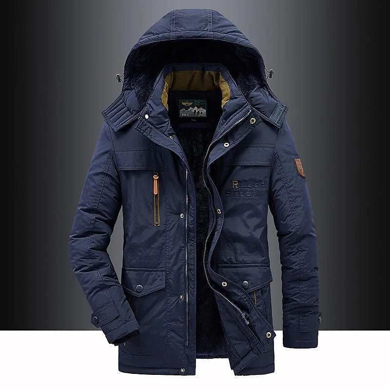 Leviore - Parka matelassée décontractée - Manteau d’hiver chaud et isolé