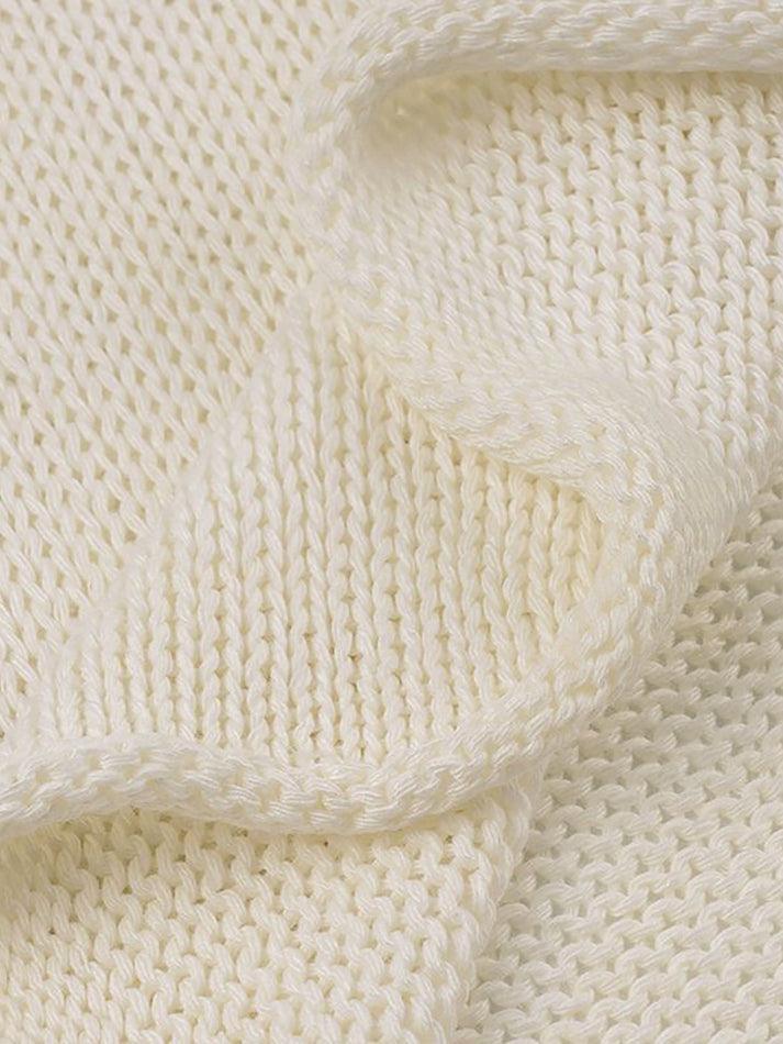 Levoire | Pull En V Motif Étoile Y2K