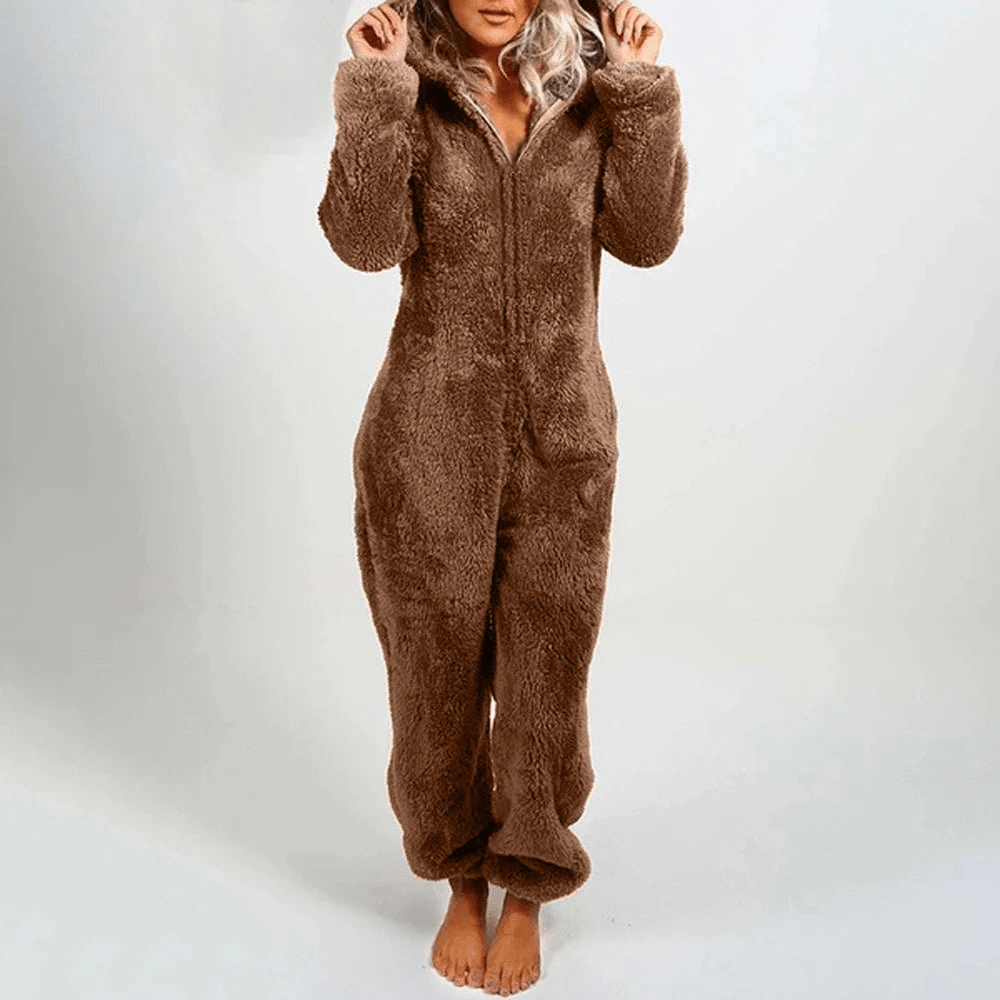 Levoire | Pyjama peluche ours femme Braun